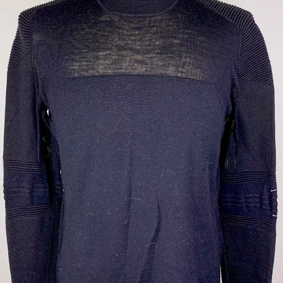 Adidas Y-3 Brand Ribbed Merino Longsleeve Turtleneck Sweater. Incredible deal! - Picture 6 of 6